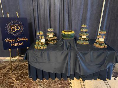 MBDA 50th Anniversary cake
